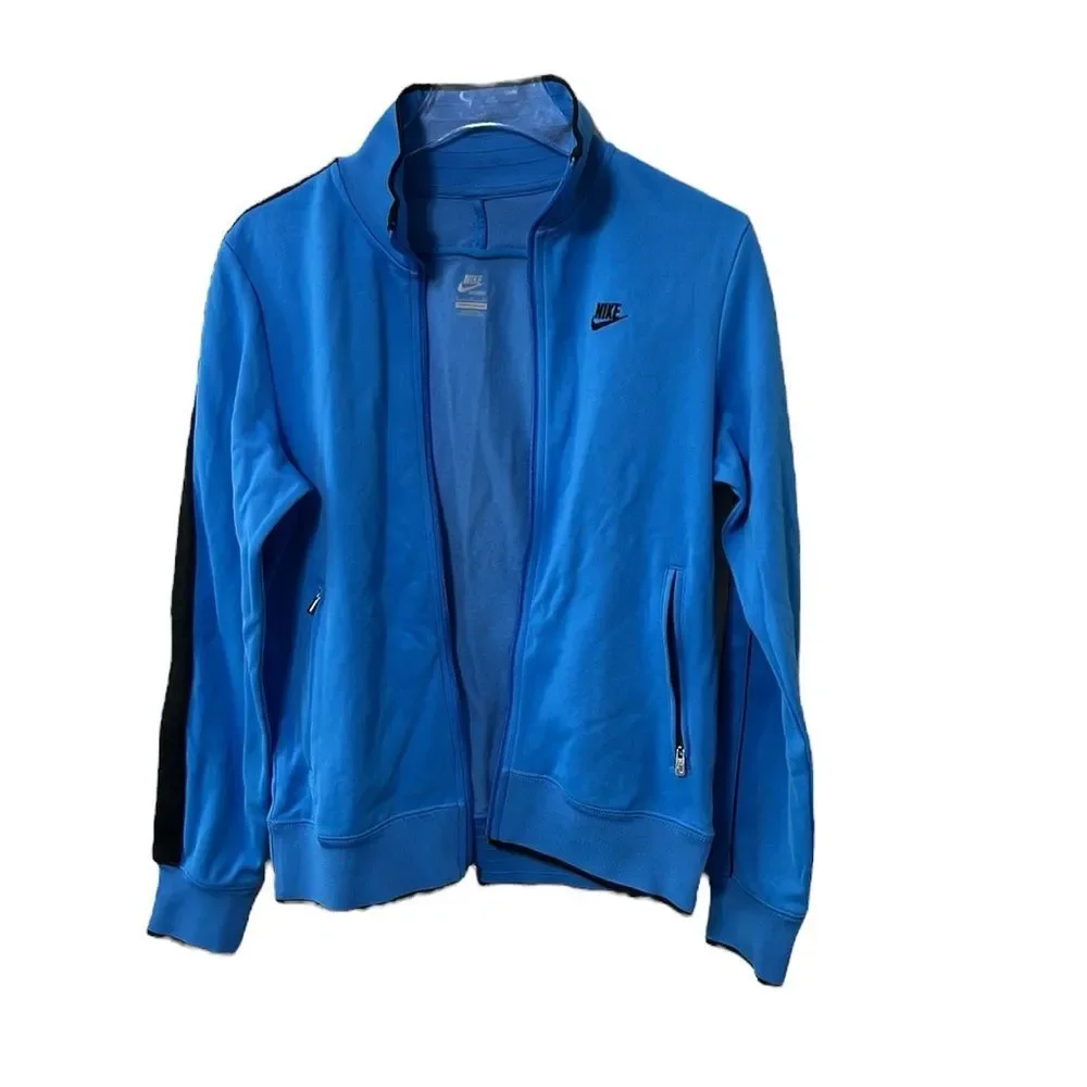 Nike Sportswear Full Zip Track Training Jacket Blue Women's Size S